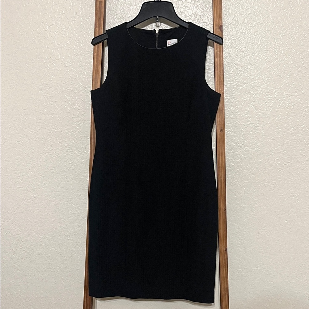 Red Valentino, black shift dress
